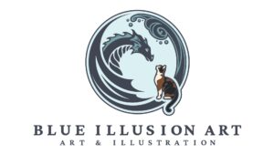 Blue Illusion Art