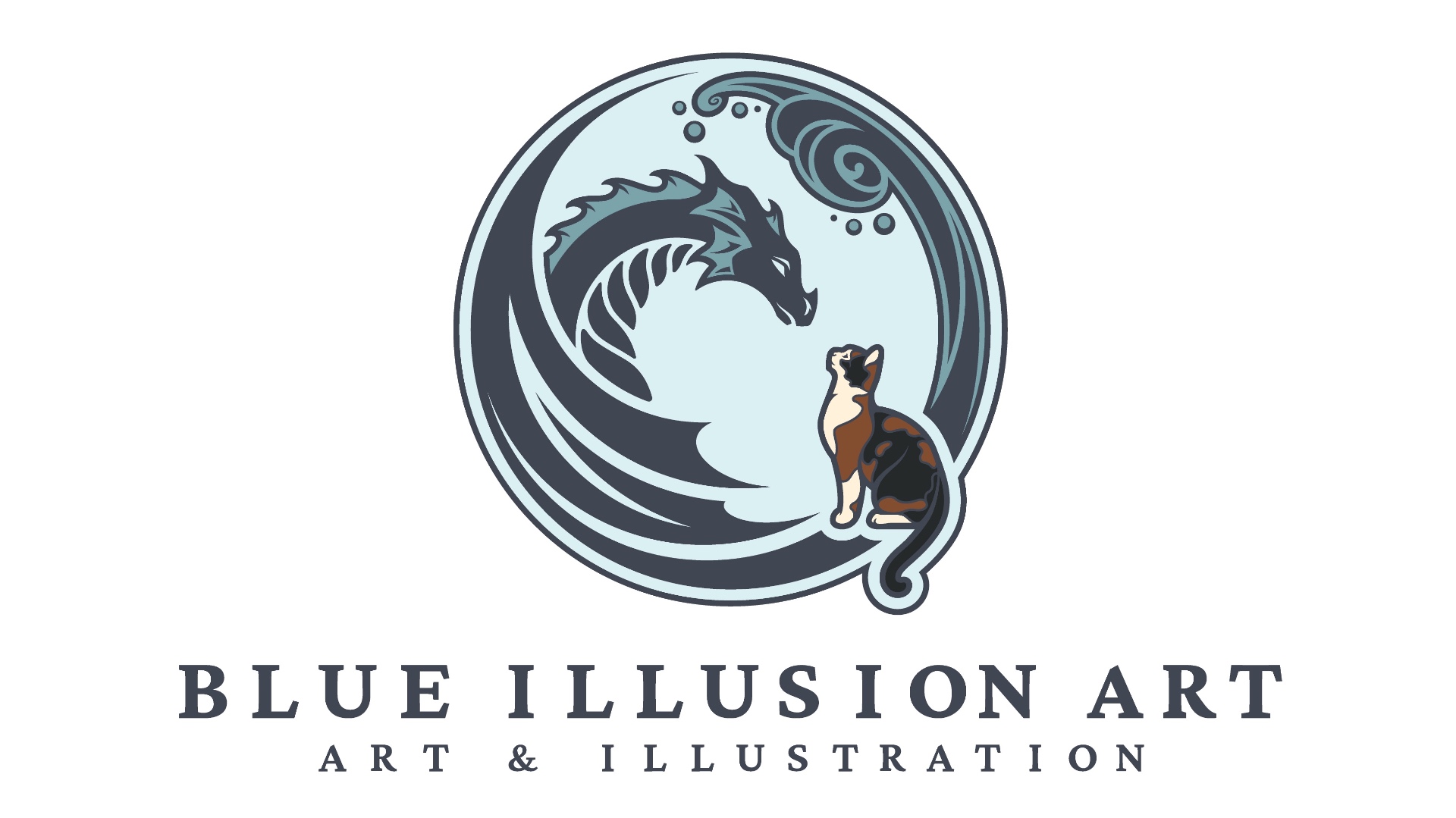 Blue Illusion Art