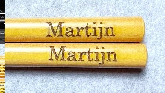 Gepersonaliseerde Japanse Eetstokjes Uw naam gegraveerd op echte Japanse stokjes