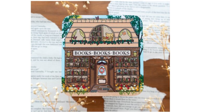 Bookish coasters