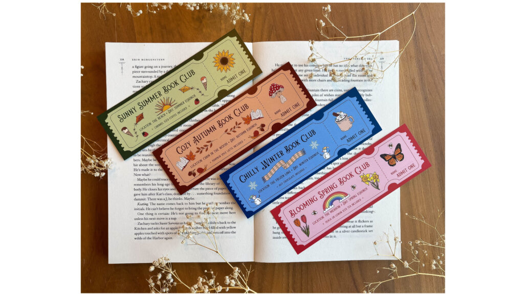 Book Club Ticket – Bookmarks