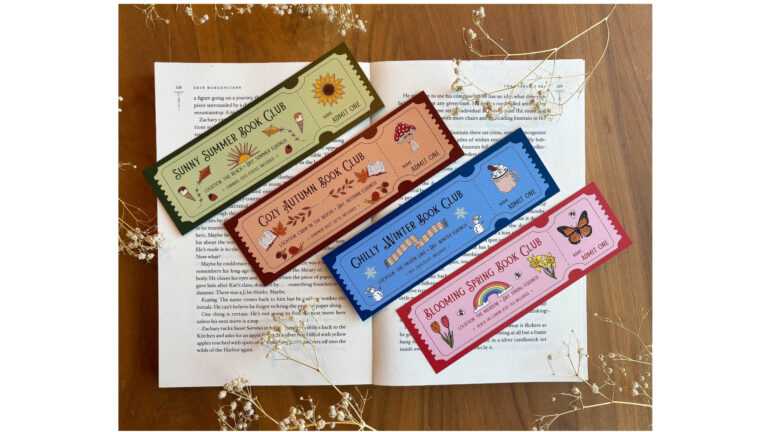 Book Club Ticket – Bookmarks