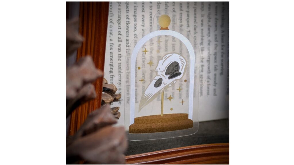 Autocollant en vinyle crâne d’oiseau