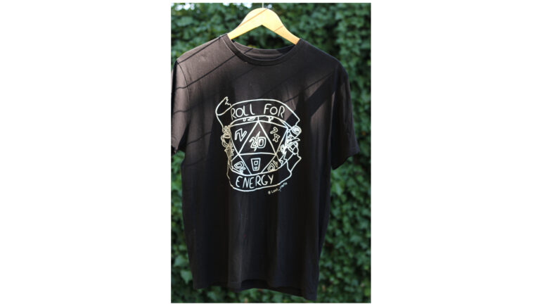 roll for energy tshirt