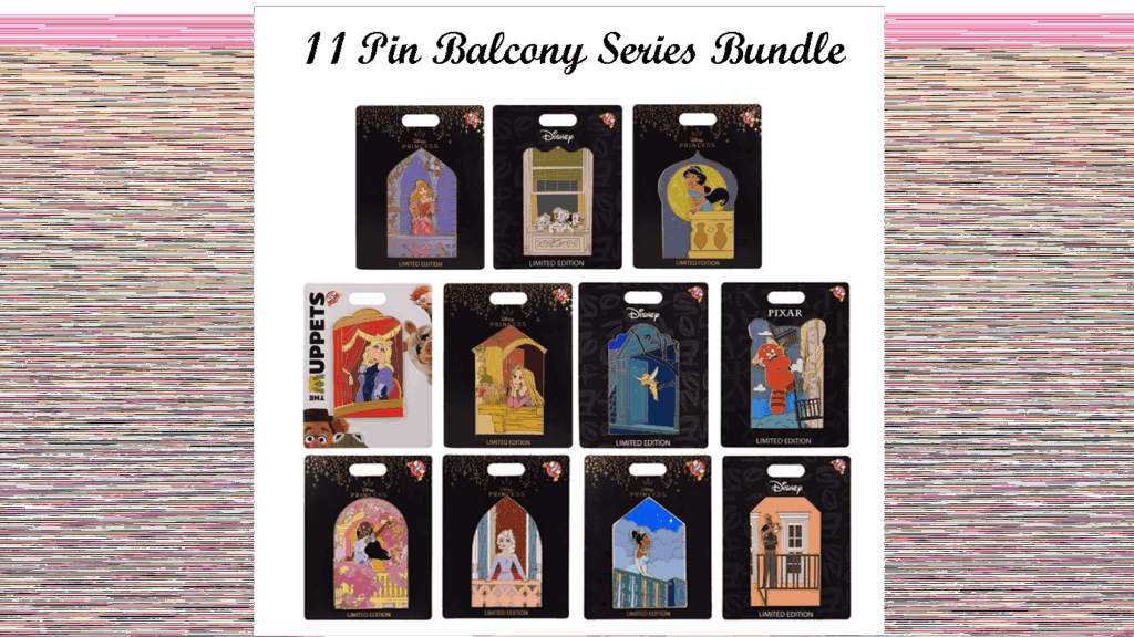 Uncas International – The Balcony Series – 11 Pin Set Derwin Collectables Exclusive