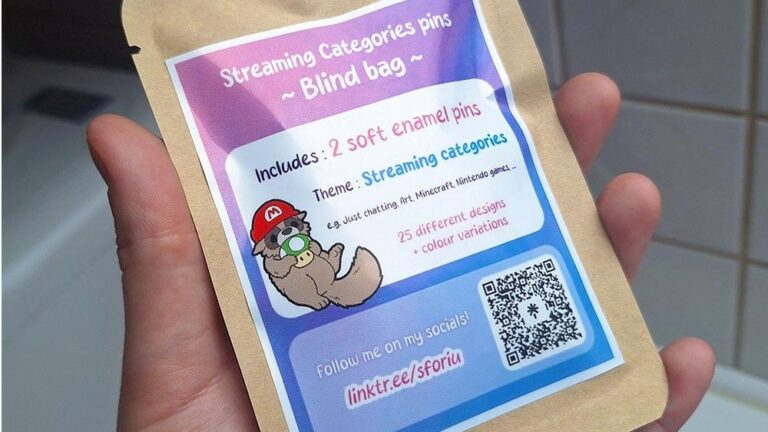 Soft enamal pins BLINDBAG