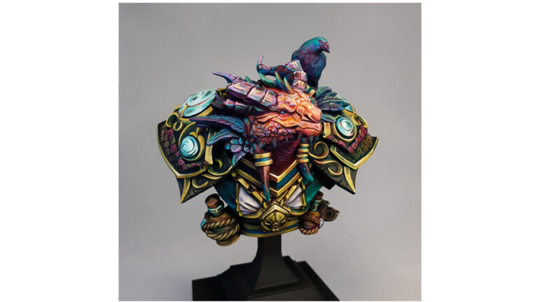 Dragonborn Warlock Bust