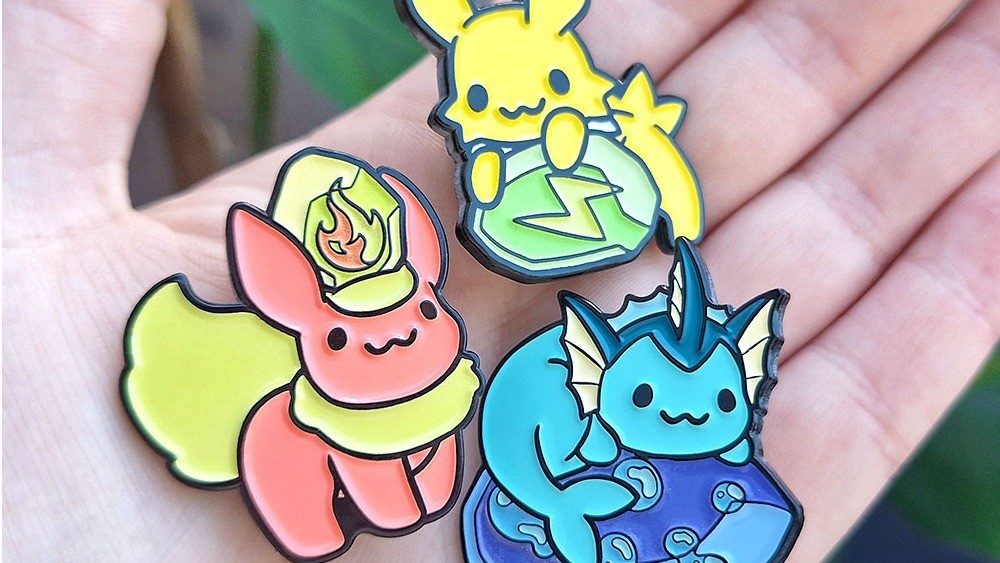Eeveelutions gen 1 – soft enamel pins