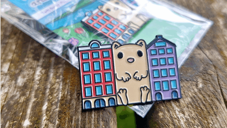 hAmsterdam – soft enamel pin
