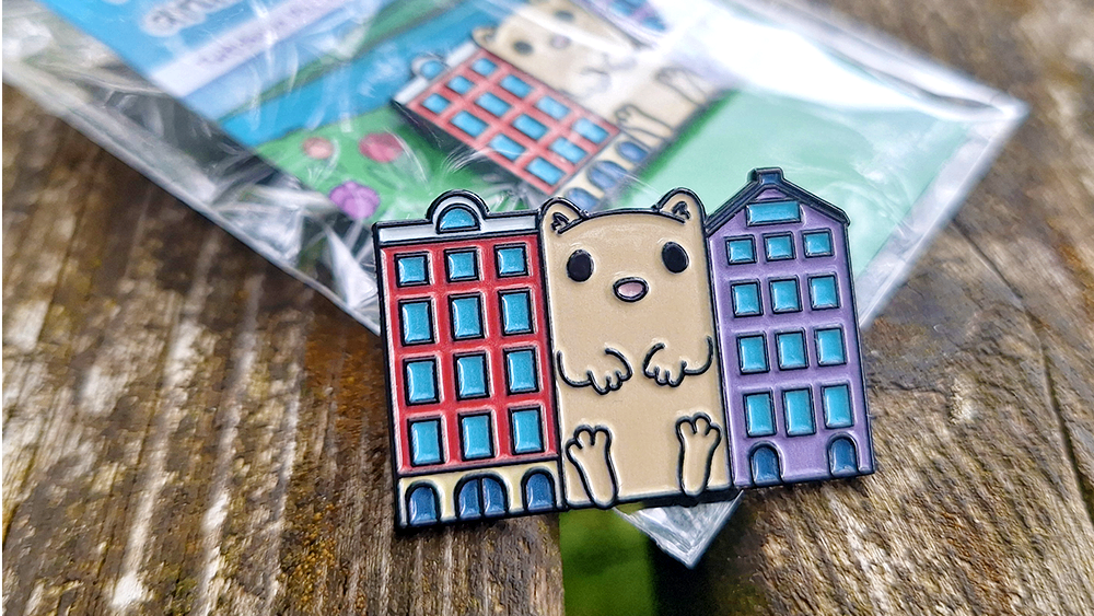 hAmsterdam – soft enamel pin