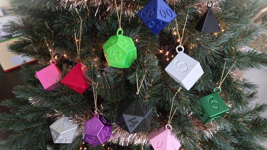 Dice Christmas Baubles
