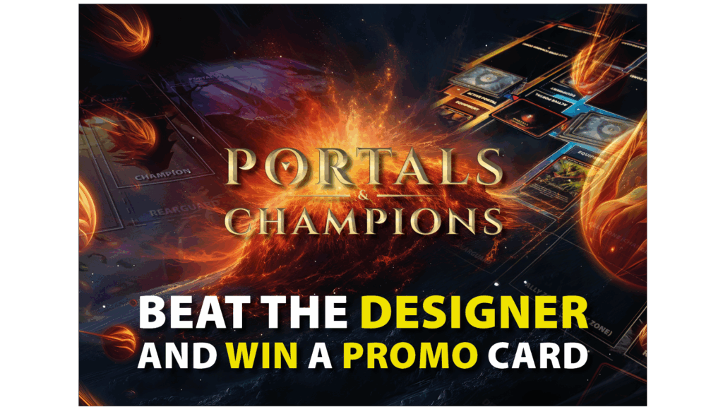 Portals & Champions: Beat-The-Designer event