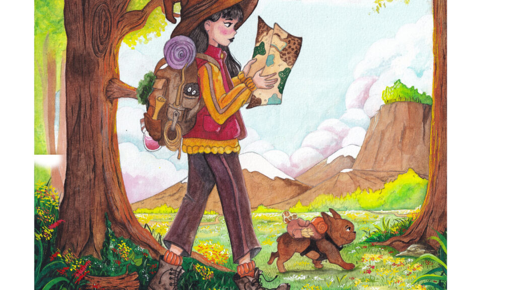 Luna & Cosmo – Adventure (Print A4 A5 size)