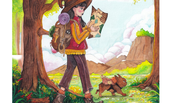 Luna & Cosmo – Adventure (Print A4 A5 size)