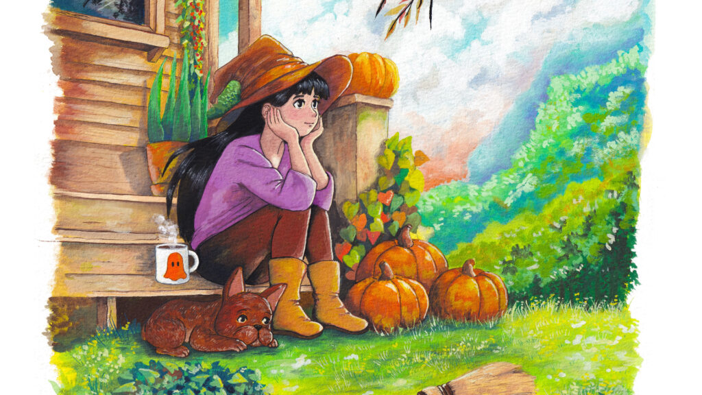 Luna & Cosmo – Autumn Vibes (Print A4-A5 size)