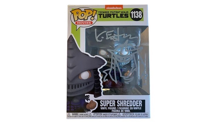 Super Shredder 1138, Signed and illustrated by Kevin Eastman, COA van KevinEastman.com, Funko Pop!
