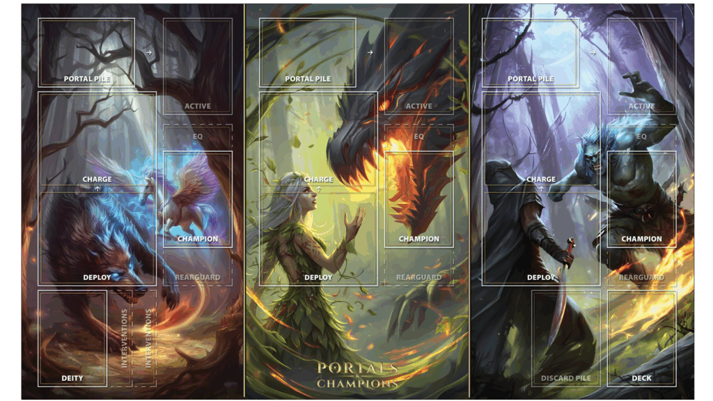 Portals & Champions playmat