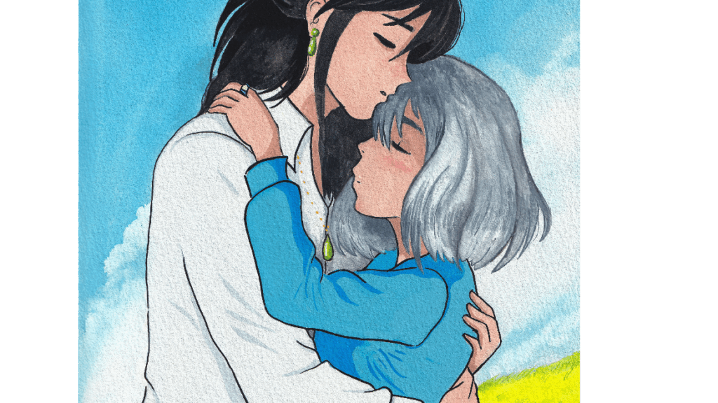 Howl and Sophie (Print A4, A5, Polaroid size)