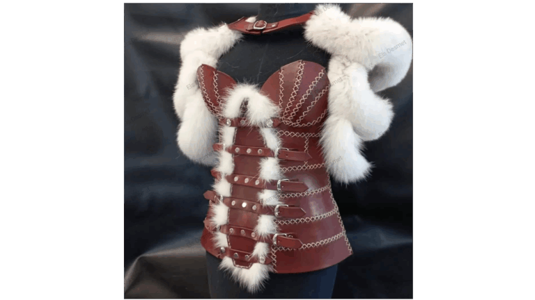 Armure en métal artisanale, alliant robustesse, confort et design intemporel pour reconstitutions, cosplay ou collection.