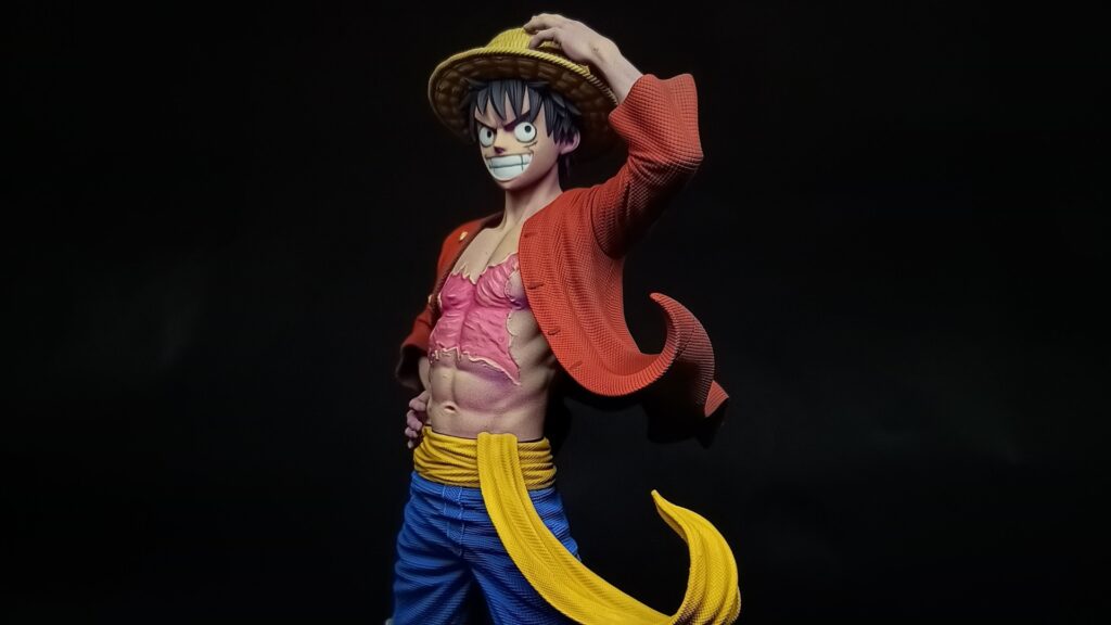 Hand-painted anime figure