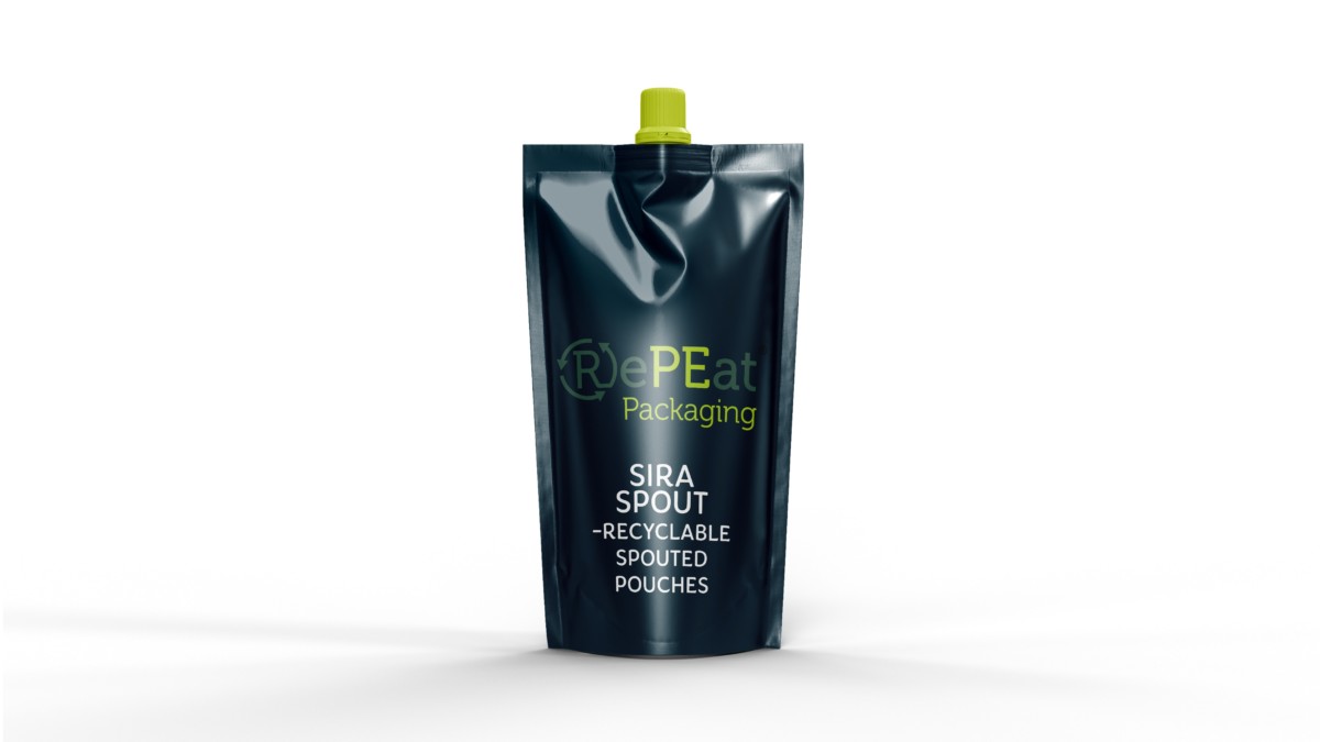 REPEAT: Spouted pouches added to Sirane’s range of recyclable plastics