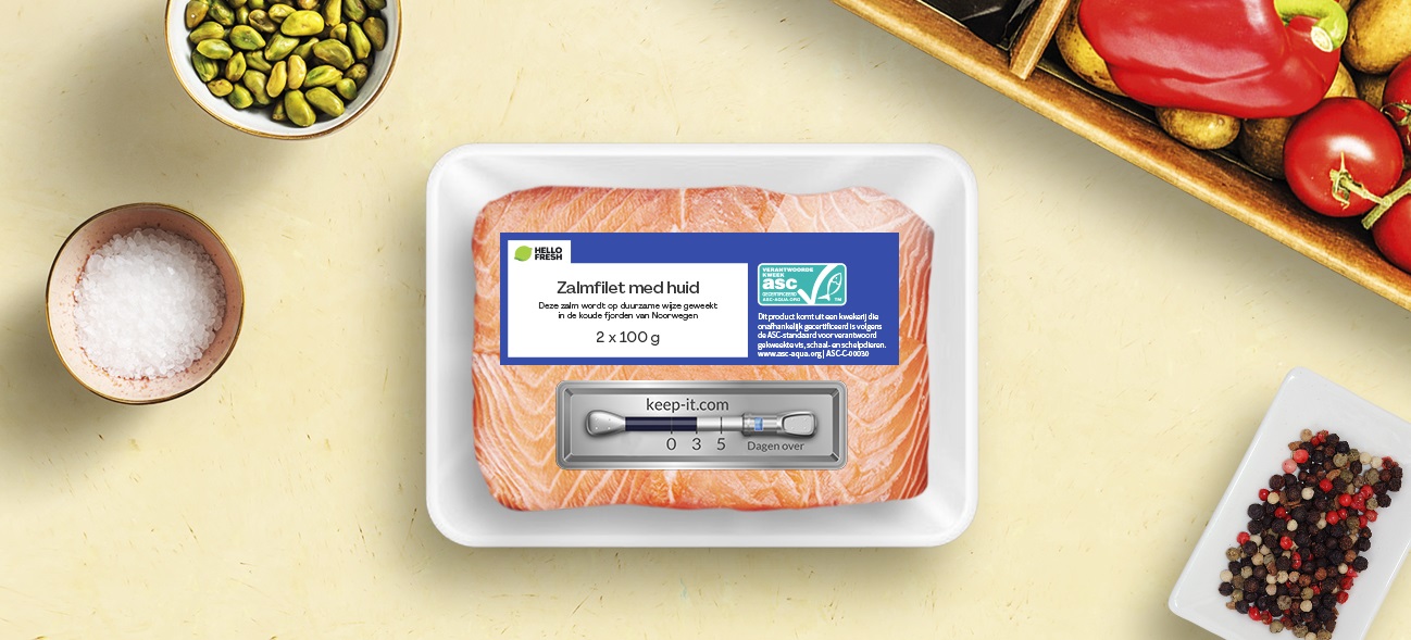 Time Temperature Indicators (TTI) packaging, hellofresh