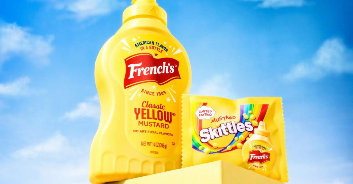 mustard skittles