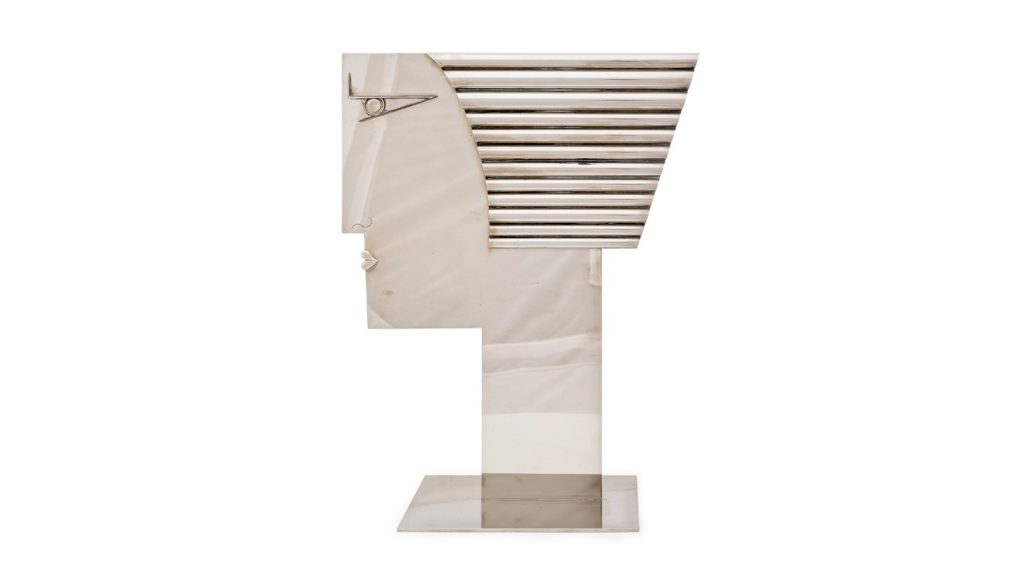 Sculpture de tête Franz Hagenauer Werkstätte Hagenauer Wien fin des années 1970