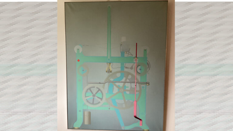 Roger NELLENS 1937-2021 artiste Belge HST 150x115cm “Trompe oeuil rouge” de 1972