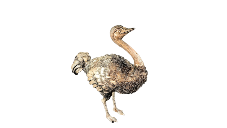 Silver sterling Ostrich, 1960, Mario Buccellati