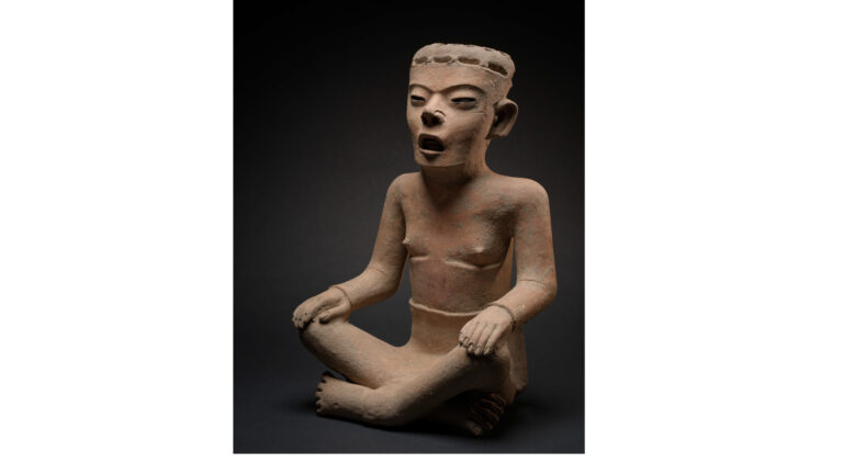Large seated figure, “Xipe Totec”