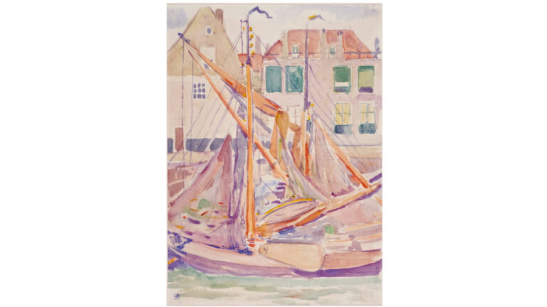 Théo Van Rysselberghe, “Voiliers à Flessingue”