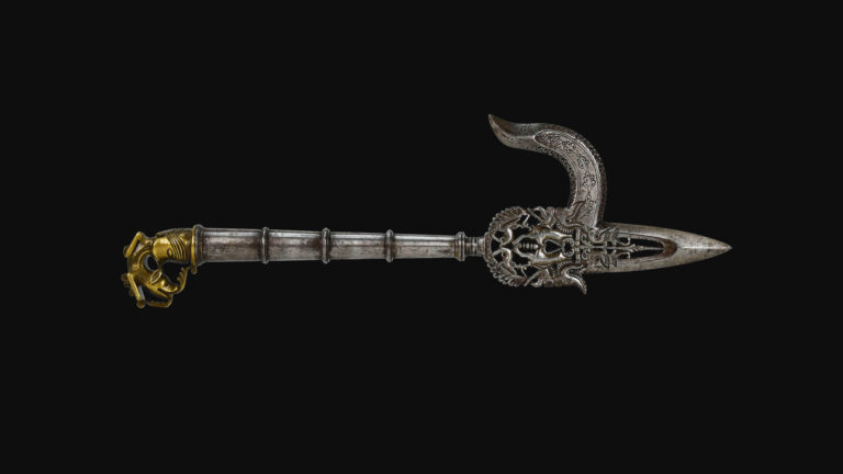 Aiguillon à éléphant ciselé du sud de l’Inde