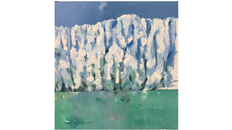 CAUDRON – D’automne en hiver – 100x100cm – Huile sur toile