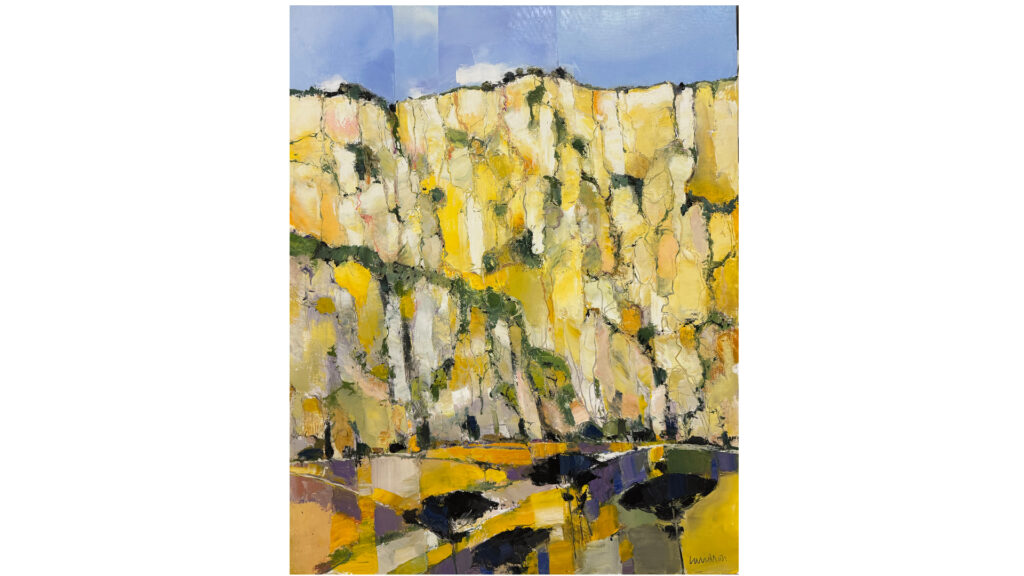 CAUDRON – Bocage fractal – 116x90cm – Huile sur toile