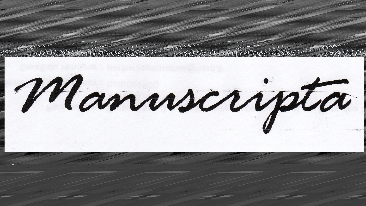 Manuscripta