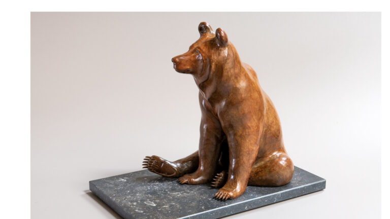 “L’autre rive”,  bronze de Marc Aksakow, cire perdue, 4/8