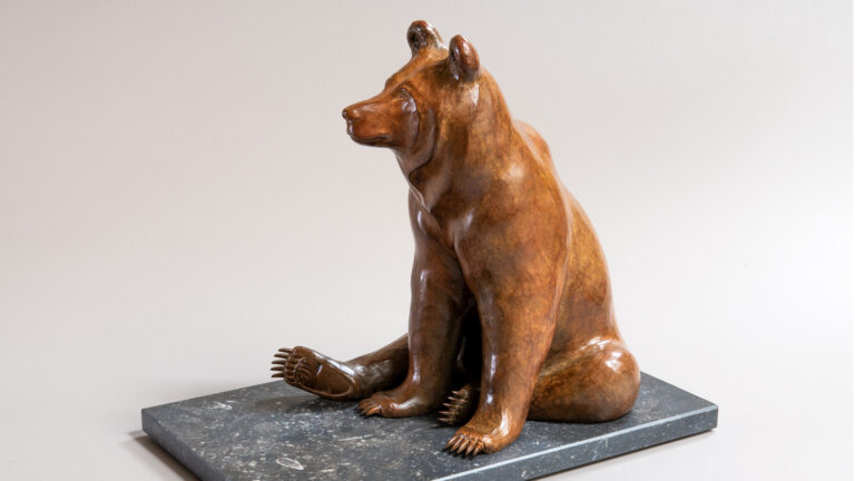 “L’autre rive”,  bronze de Marc Aksakow, cire perdue, 4/8