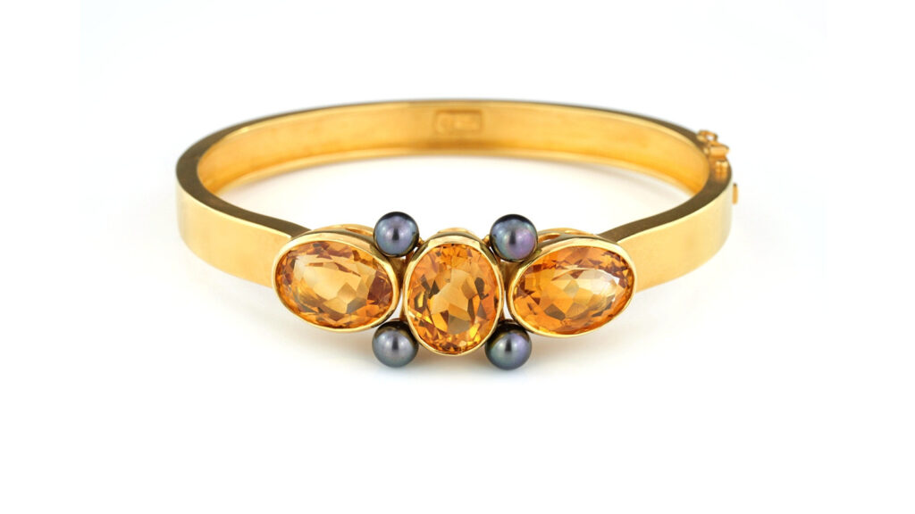 Gold Armreif, Otto Hahn, Bielefeld 1980