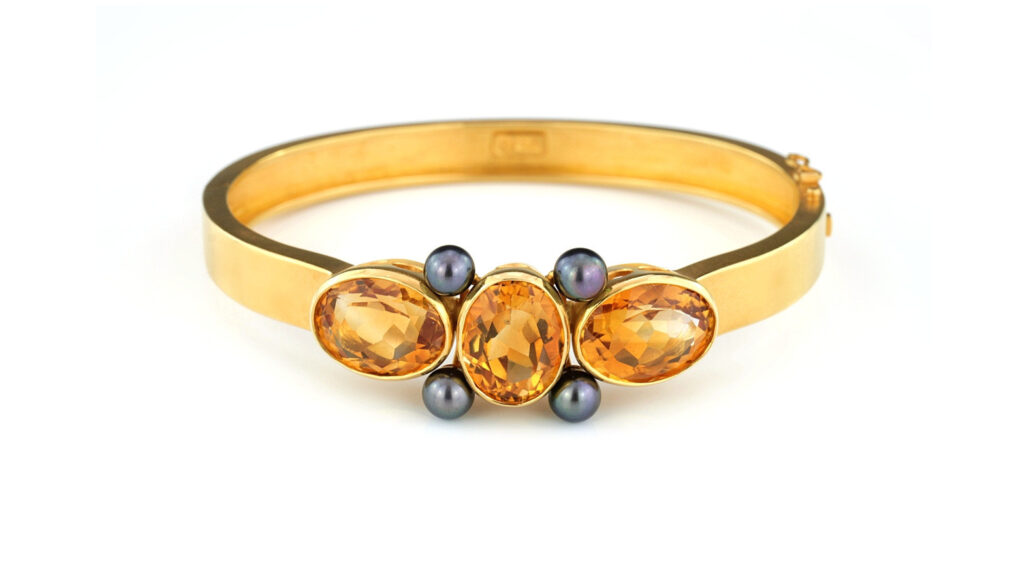 Gold Armreif, Otto Hahn, Bielefeld 1980