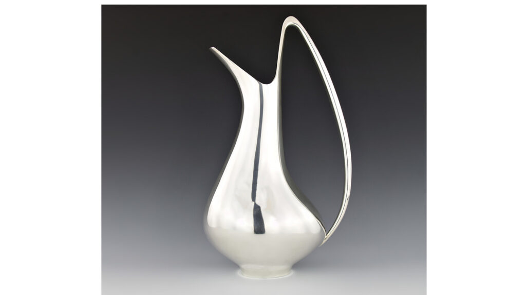 Silber Kanne, Georg Jensen, „The Swan“, Kopenhagen nach 1956