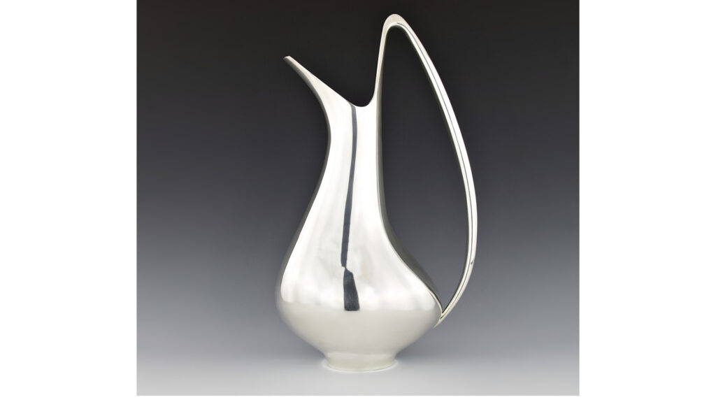 Silber Kanne, Georg Jensen, „The Swan“, Kopenhagen nach 1956