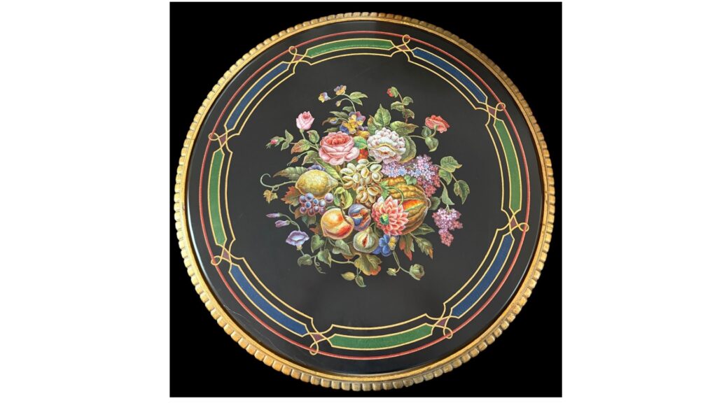 Micromosaic table attributed to the Atelier of Michelangelo Barberi (1787-1867)