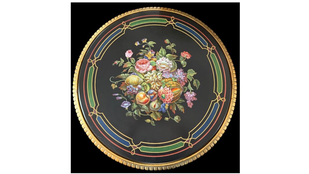 Table en micromosaïque attribuée à l’atelier de Michelangelo Barberi (1787-1867)