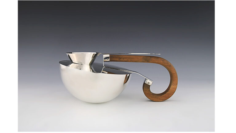 Silber Design Teekanne, Cleto Munari, Vincenca 1988