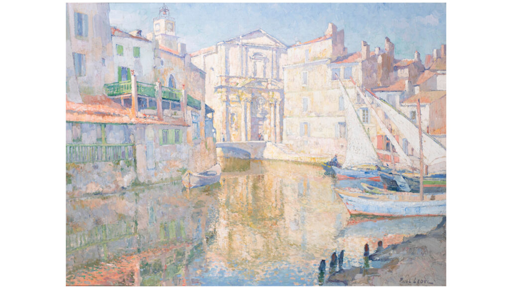 Martigues, vue de l’église Sainte Madeleine – Paul Leduc 1876 – 1943