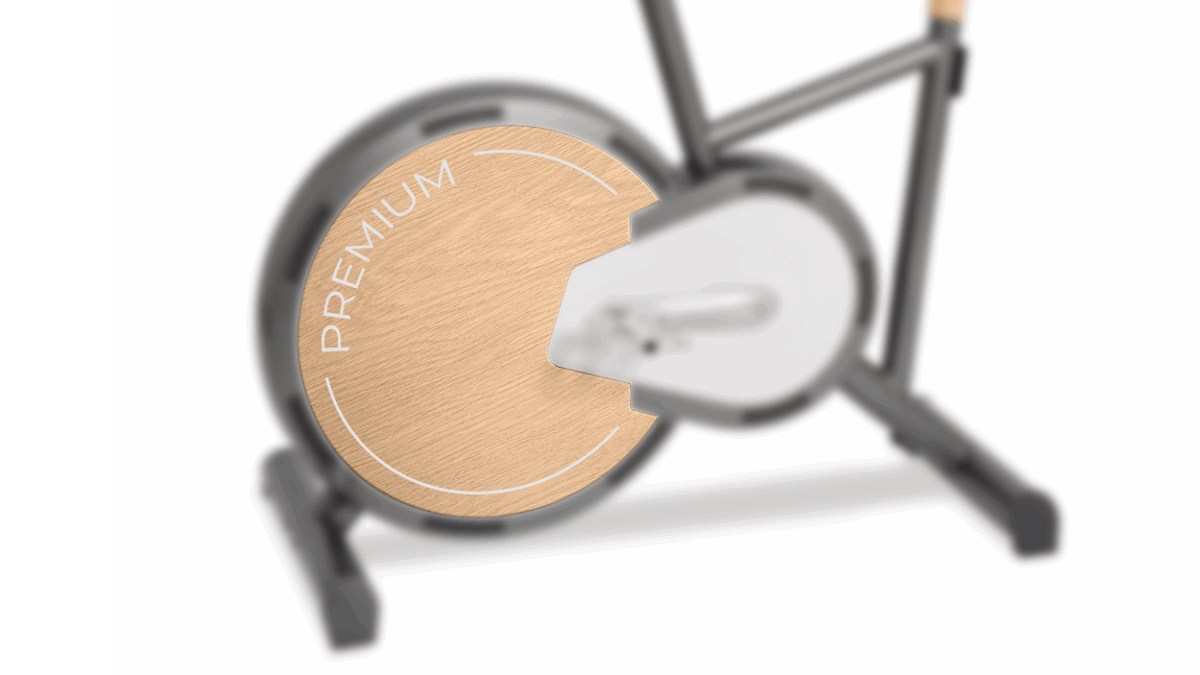 dekorative Abdeckung für Ergometer