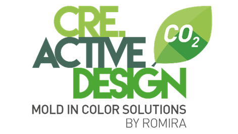 CRE.ACTIVE DESIGN by ROMIRA – kundenspezifische Mold-in-Color Compounds mit Spezialeffekten, Finish oder Funktioinalität.
