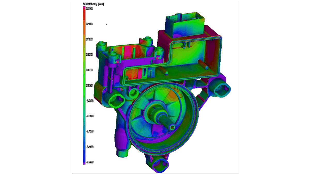 Dienstleistung Computertomographie-Scan für Kunststoffteile