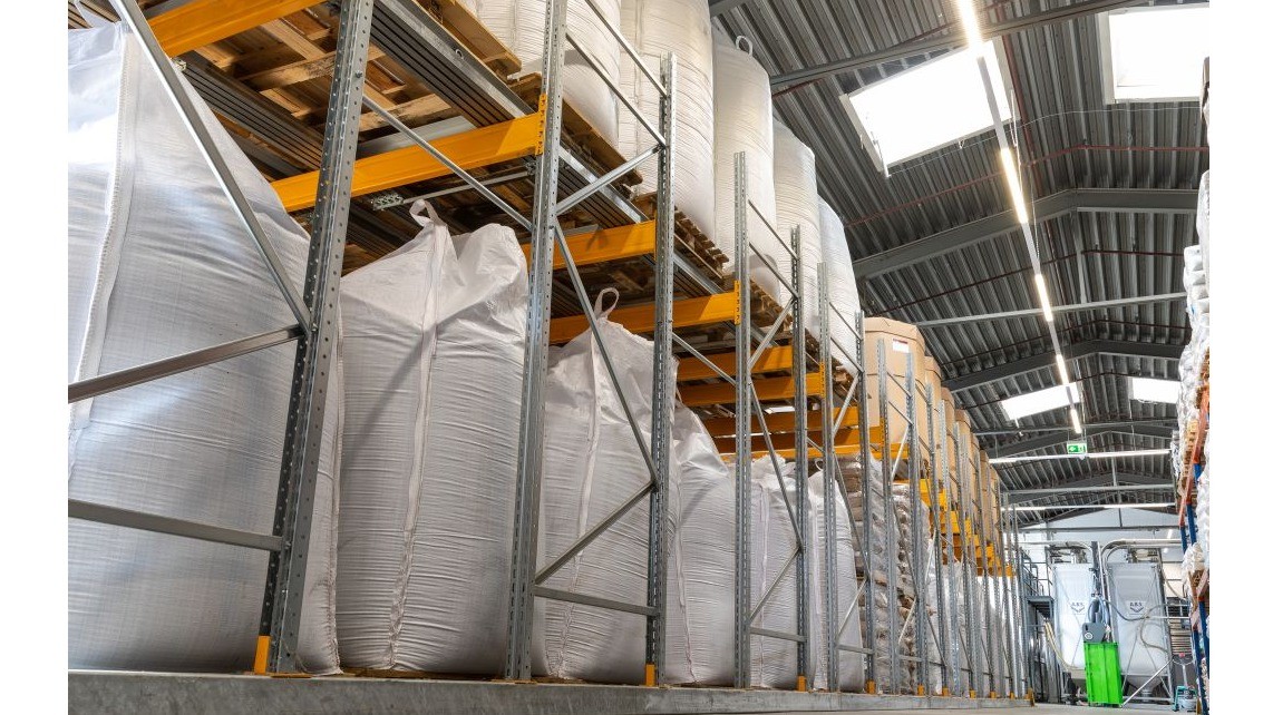 Großes Materiallager